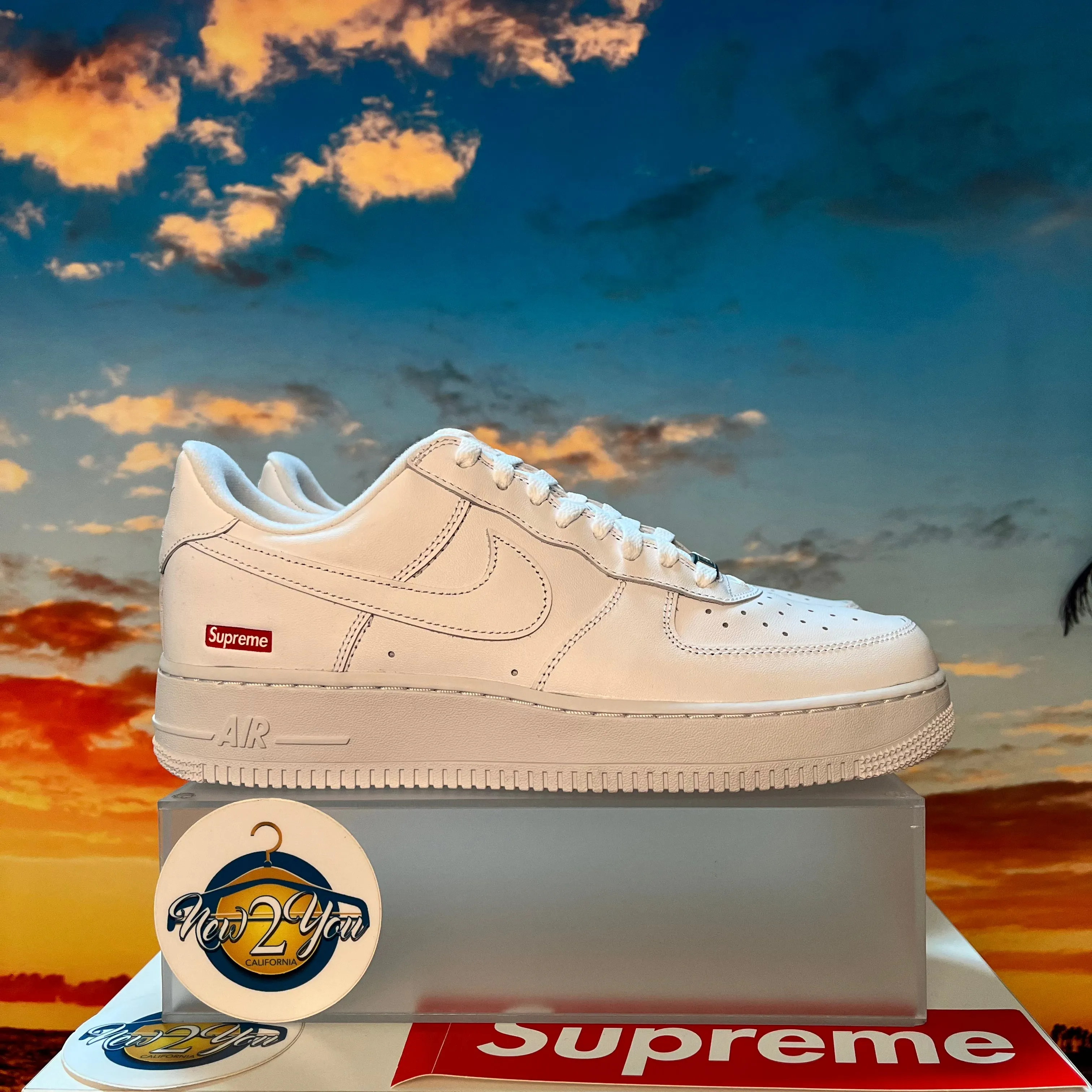 Supreme x Air Force 1 Low 'Box Logo - White