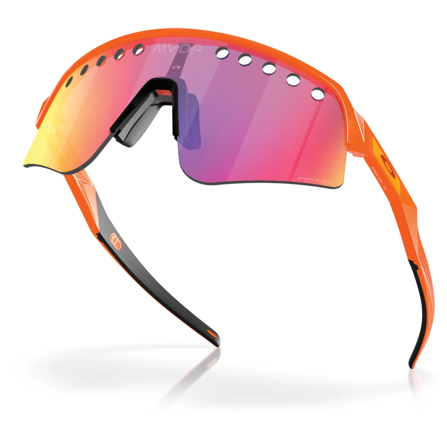 Sutro Lite Sweep Sunglasses MVDP Orange Sparkle - Prizm Road Lens