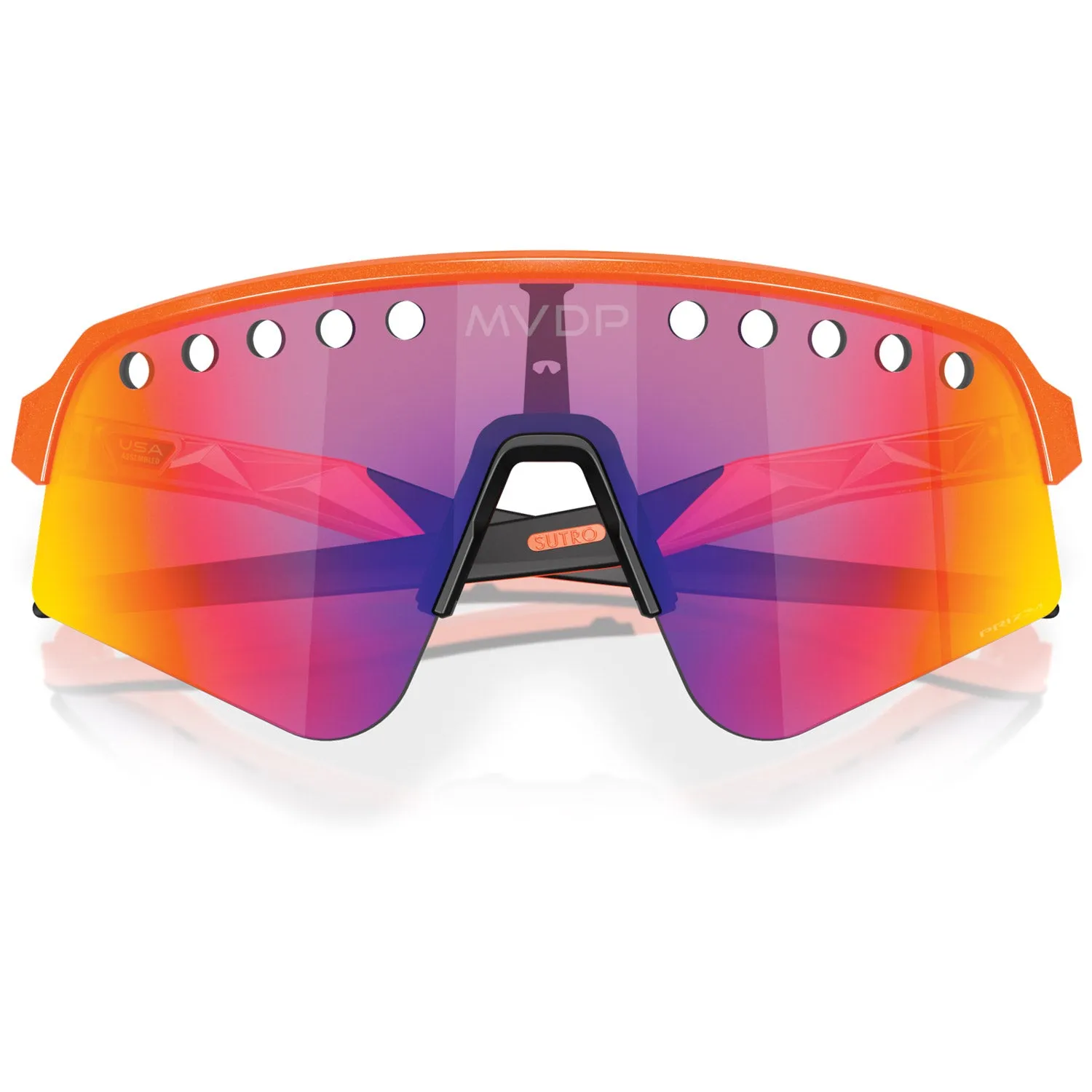 Sutro Lite Sweep Sunglasses MVDP Orange Sparkle - Prizm Road Lens