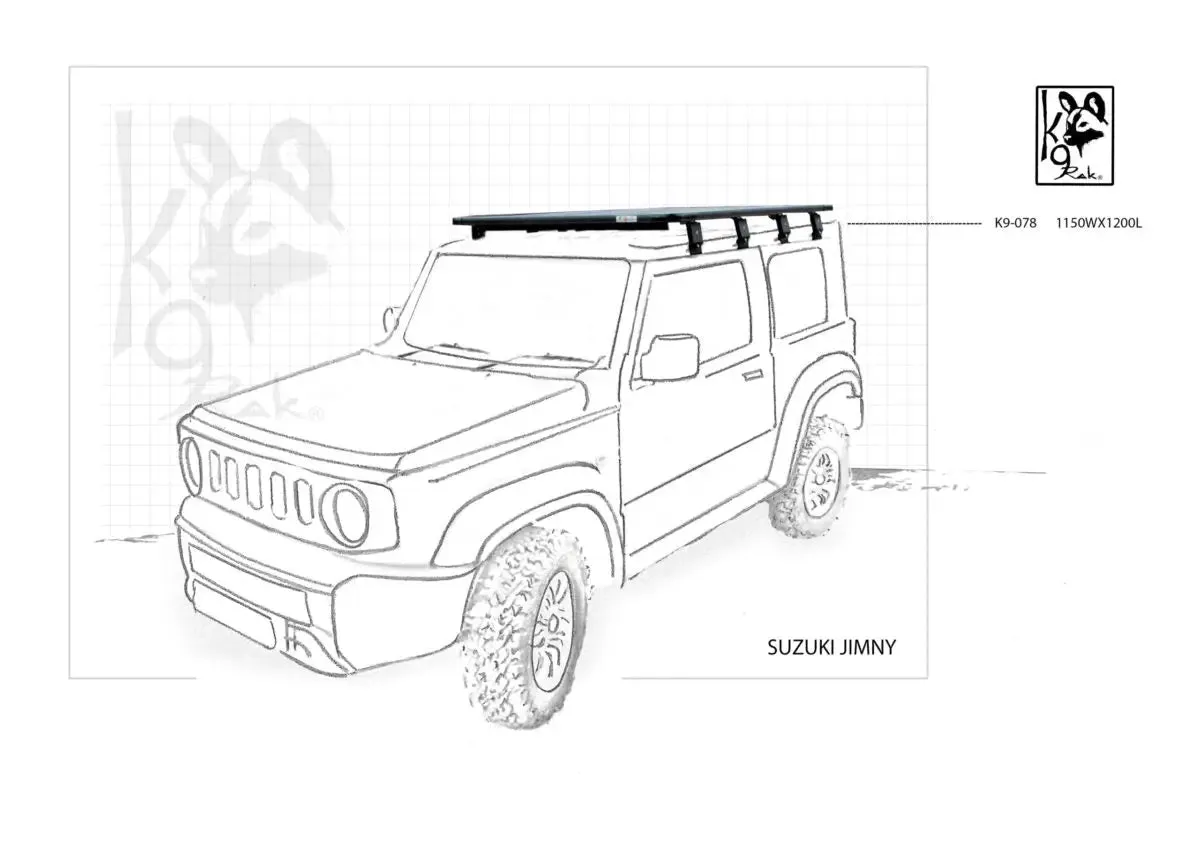 Suzuki Jimny K9 Roof Racks Expedition Quality