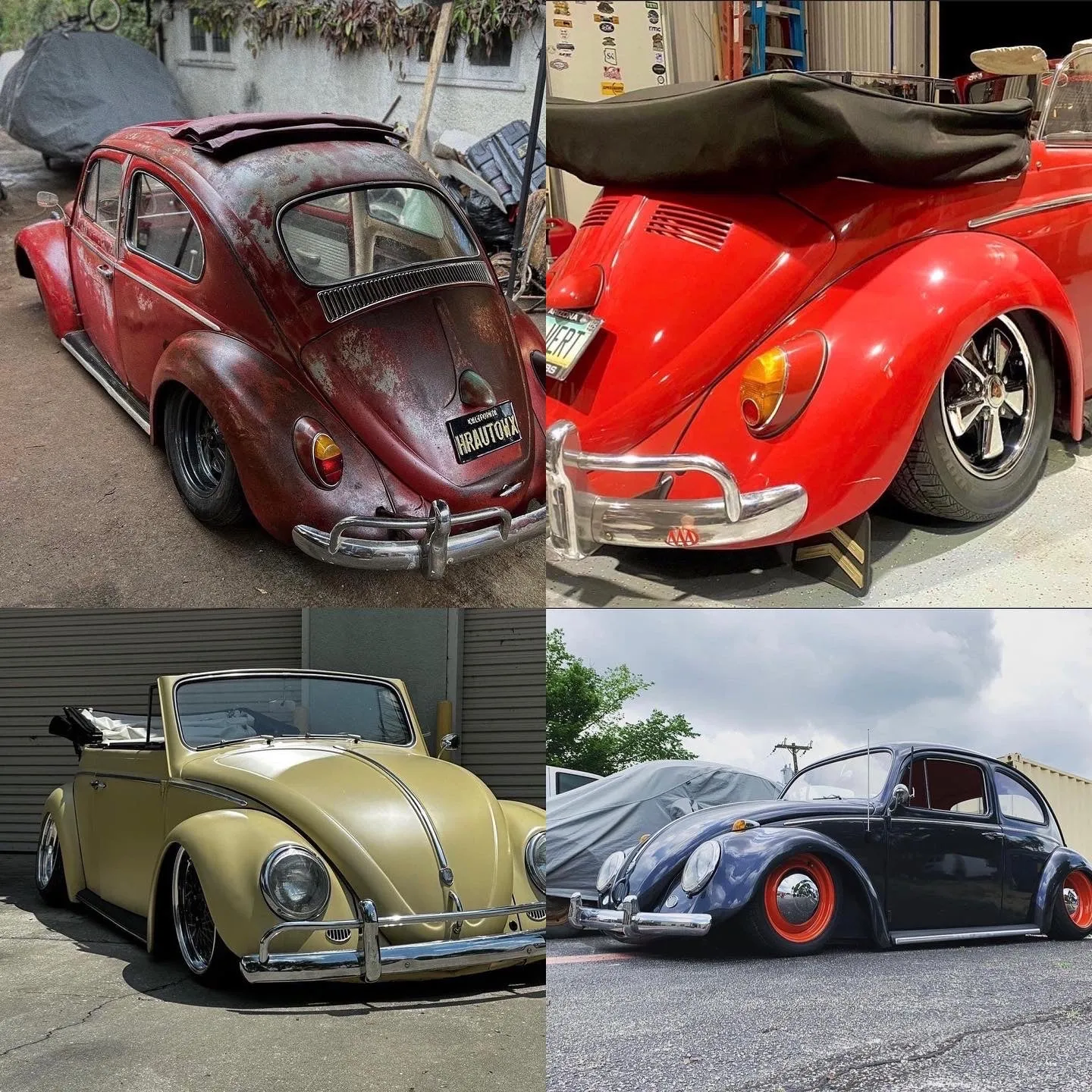 T1 Beetle/Ghia '66- Premium Complete Air Ride System - Bolt on