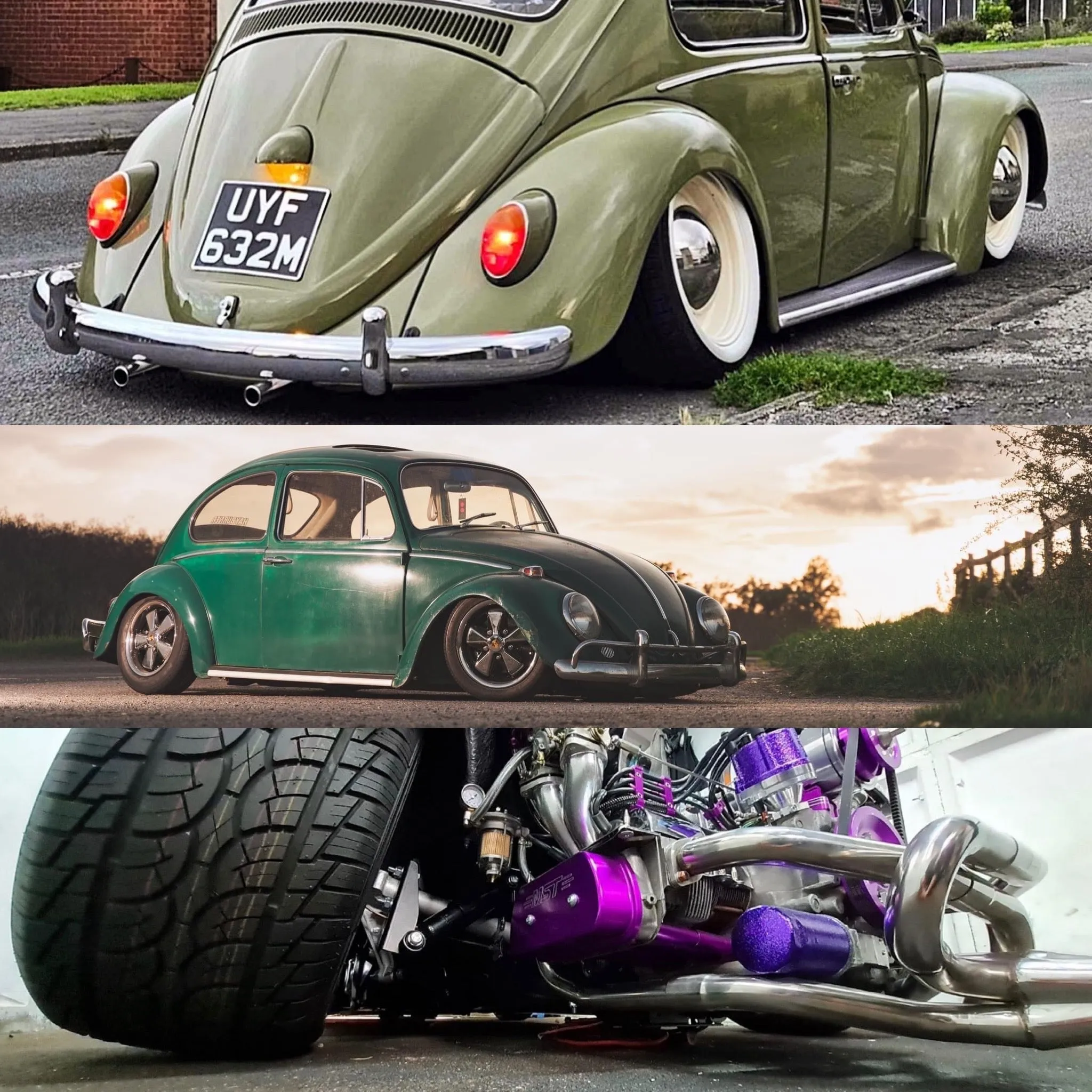 T1 Beetle/Ghia '66- Premium Complete Air Ride System - Bolt on