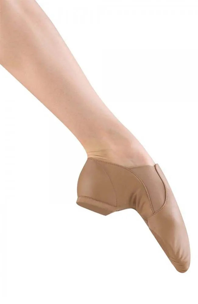 Tan Leather Dance Now Jazz Shoe - Child