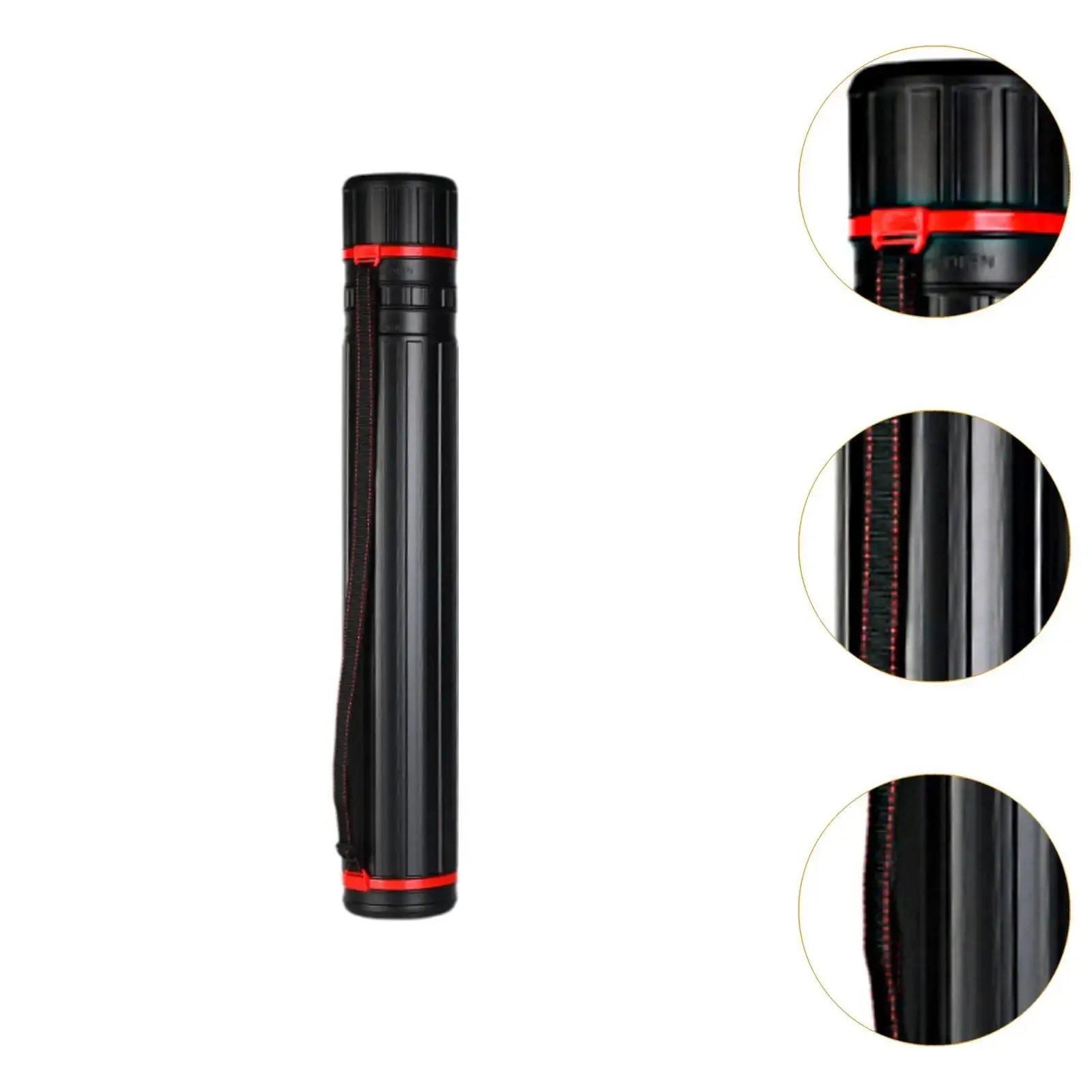 Telescoping Art Transport Tube Easy to Store Retractable Drawing Cylinder for Outdoor Maps Canvas Traveling Document Students