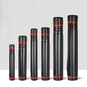 Telescoping Art Transport Tube Easy to Store Retractable Drawing Cylinder for Outdoor Maps Canvas Traveling Document Students