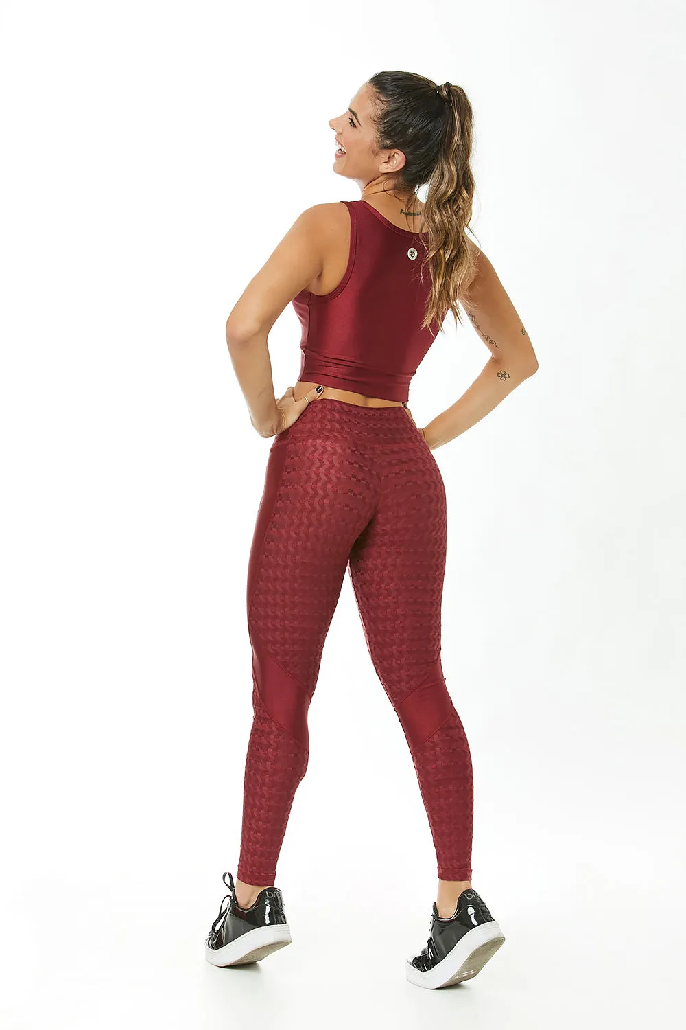 TETRIS RIB CROPPED TANK