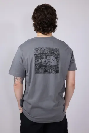 The North Face Celebration Box Graphic T-Shirt for Men in Grey | NF0A87NV-0UZ-GREY
