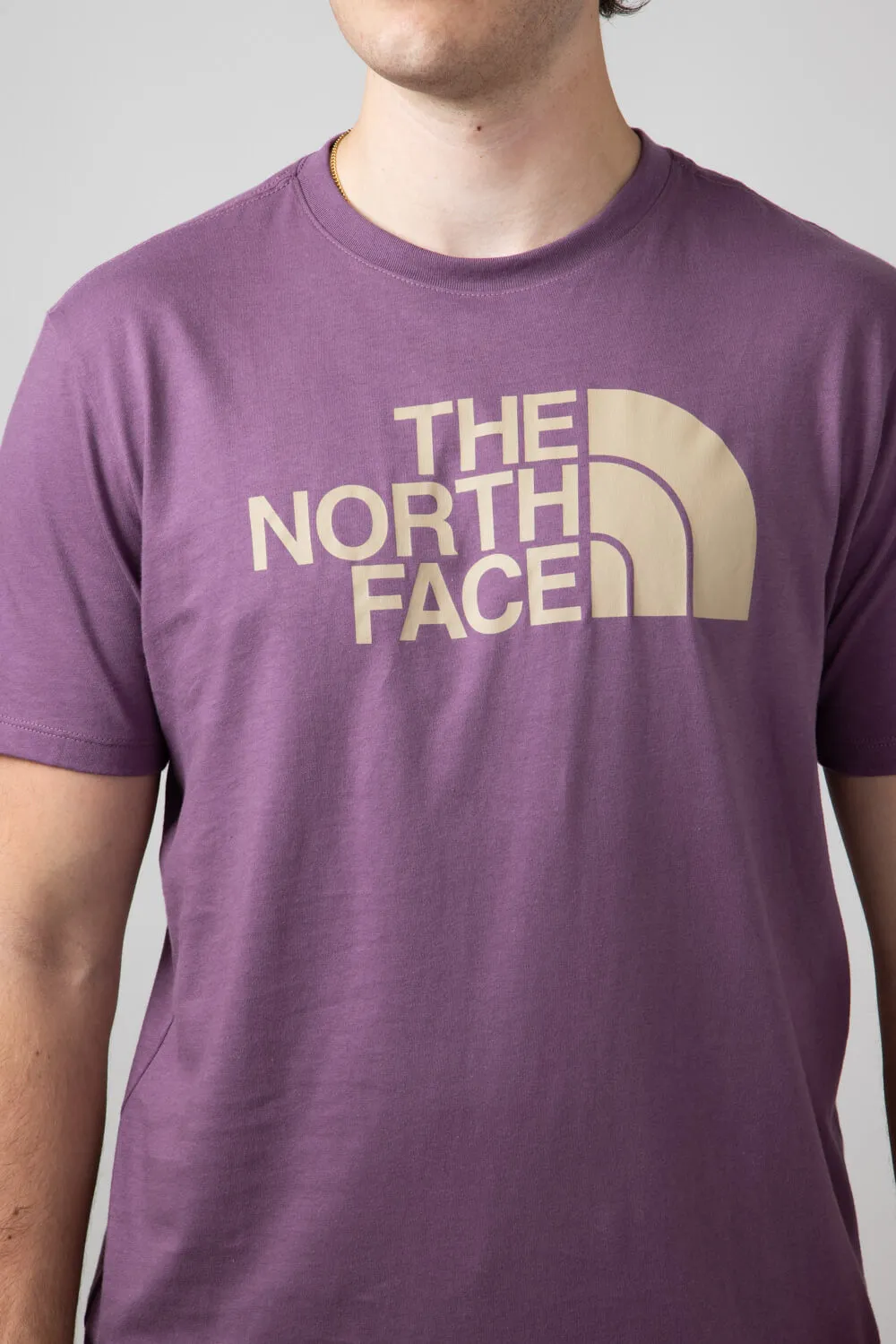 The North Face Half Dome T-Shirt for Men in Midnight Mauve | NF0A812M-1NI-PRPL