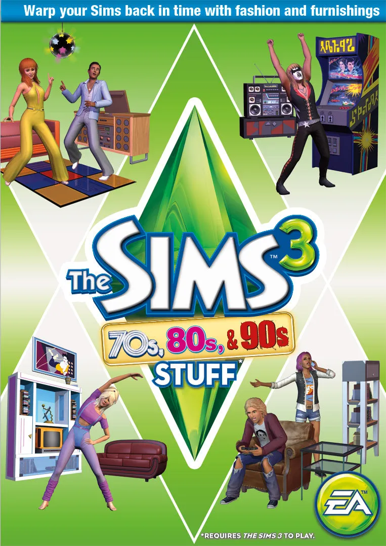 The Sims 3: 70s, 80s, & 90s Stuff (PC)