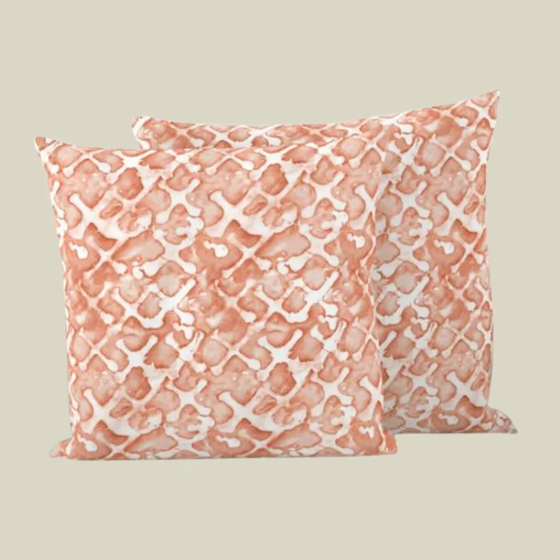 Throw Pillow <br/> Ceplok, Cinnamon