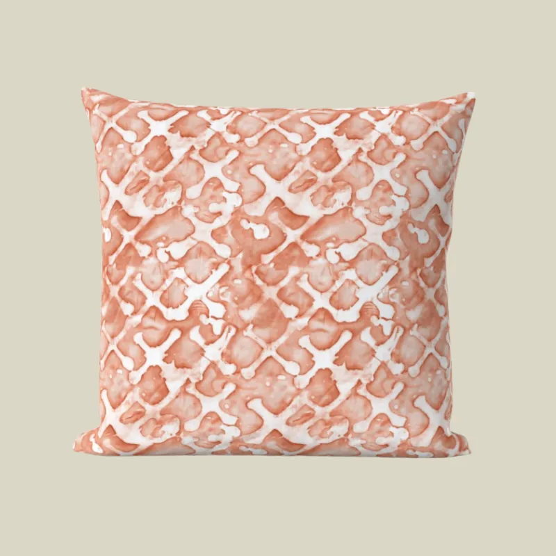 Throw Pillow <br/> Ceplok, Cinnamon