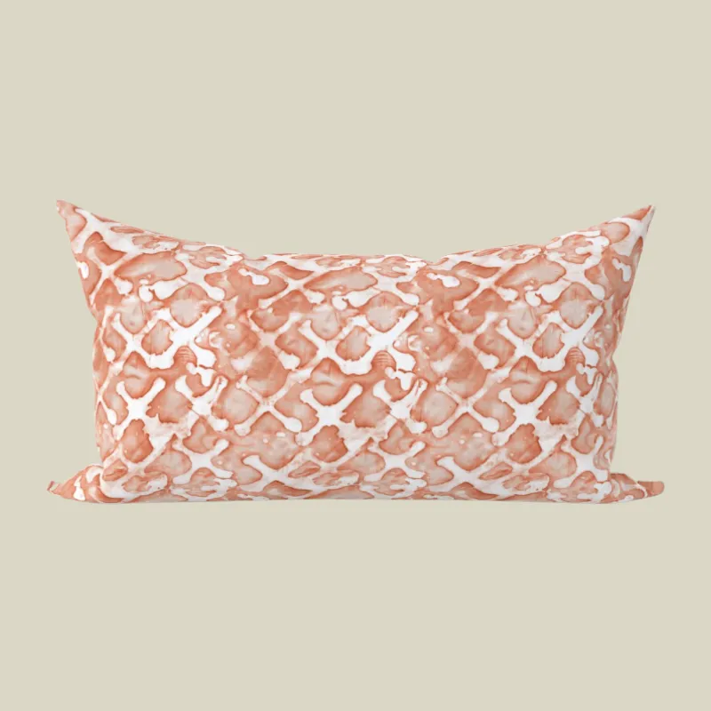Throw Pillow <br/> Ceplok, Cinnamon