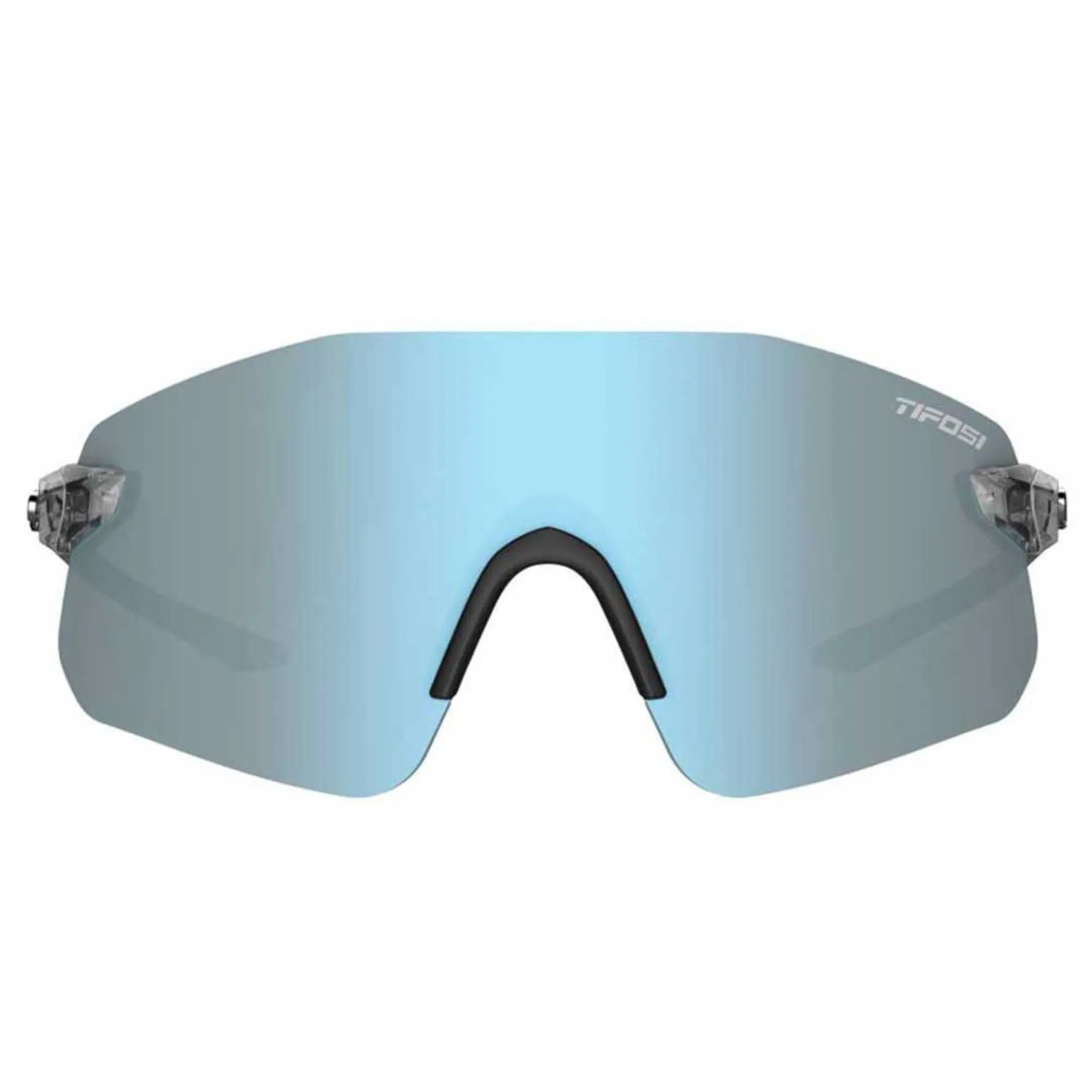Tifosi Vogel SL Cycling Sunglasses Crystal Smoke/Smoke Bright Blue Lens