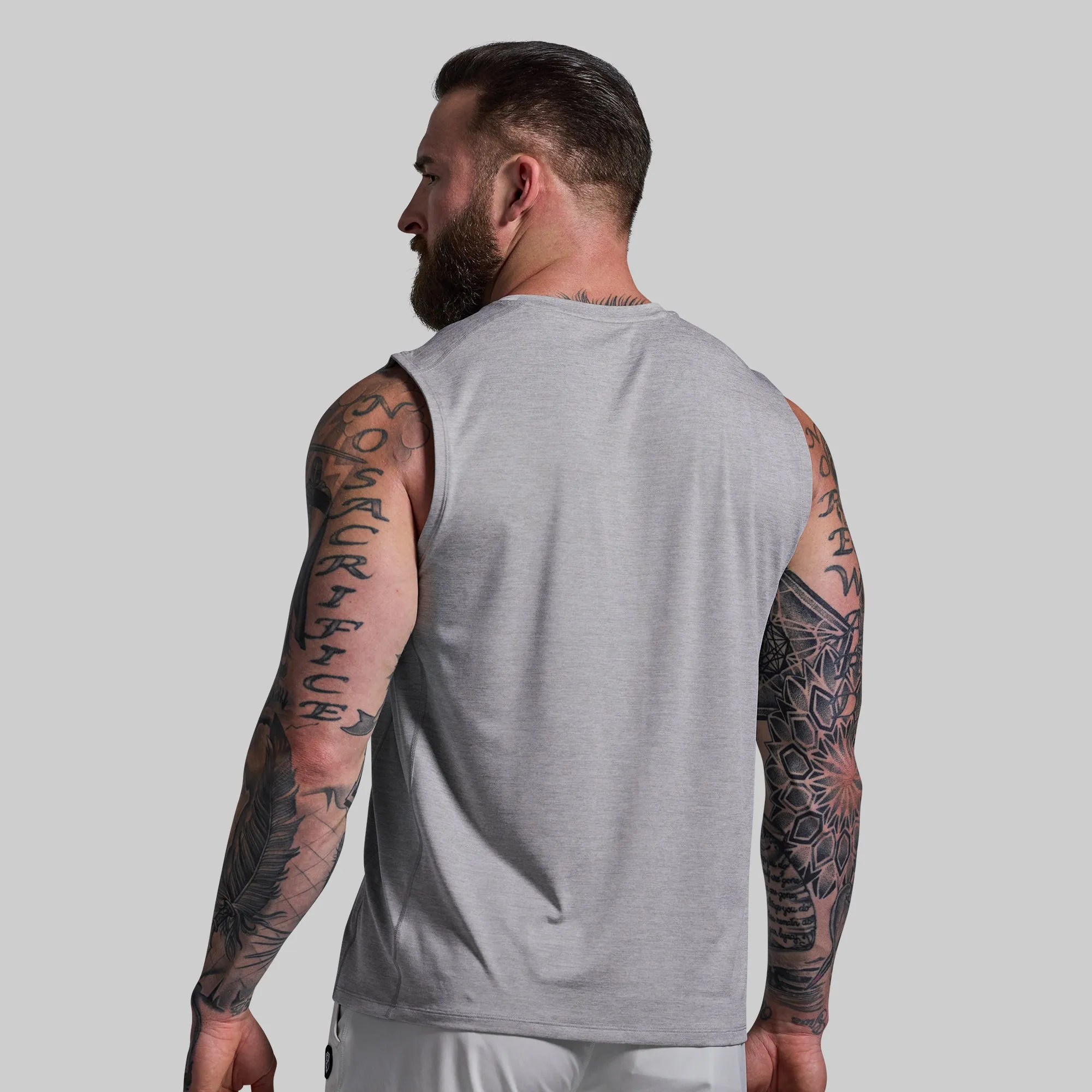 Training Muscle Tank (Light Heather Grey)