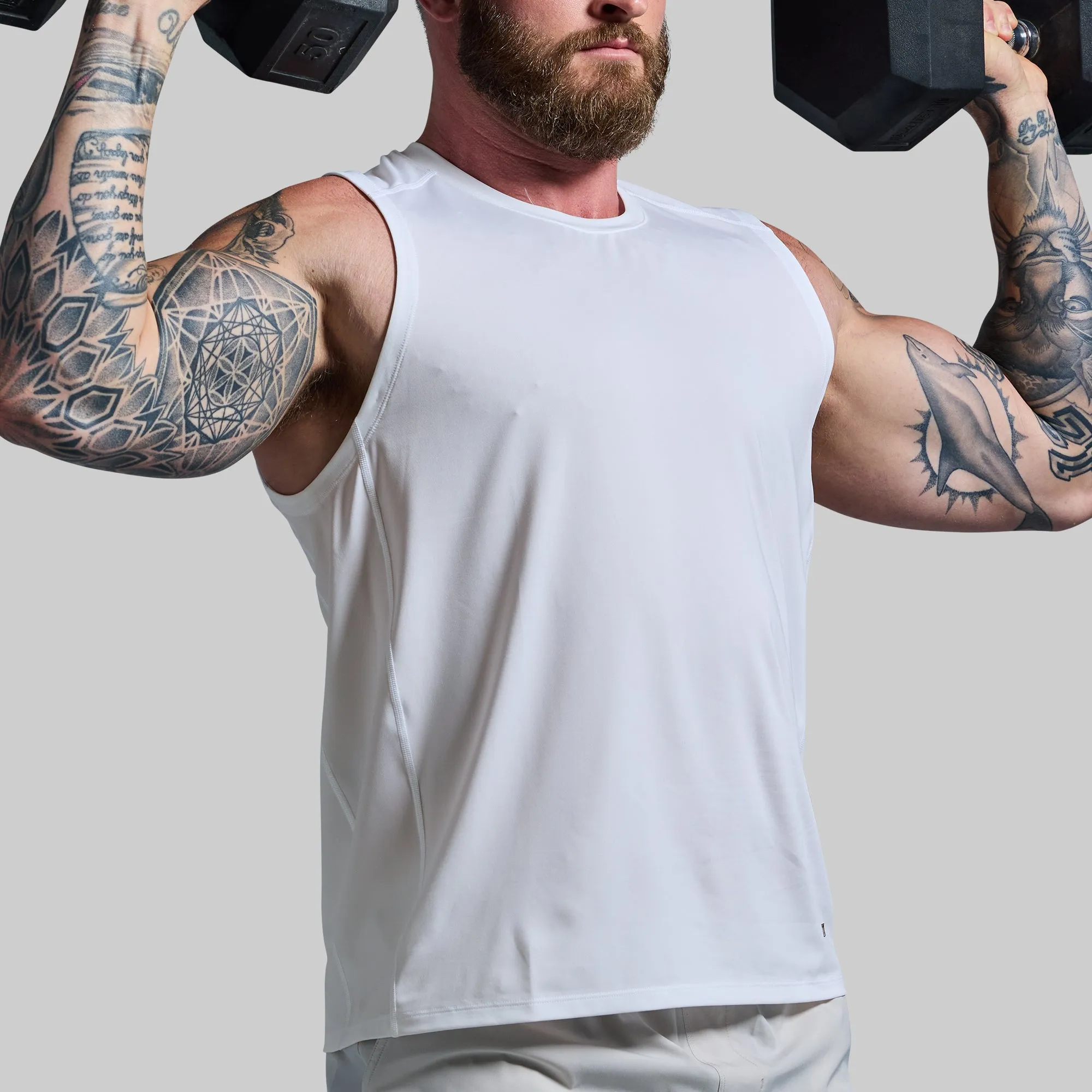 Training Muscle Tank (White)