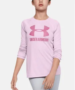 UA Big Logo Long Sleeve - Girls