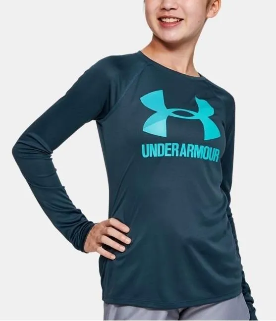 UA Big Logo Long Sleeve - Girls