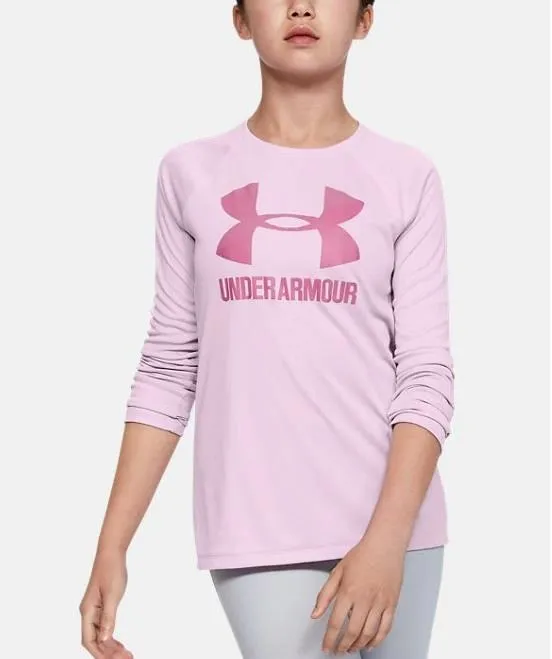 UA Big Logo Long Sleeve - Girls