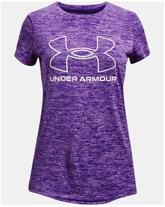 UA Tech Big Logo Twist Short Sleeve - Girls