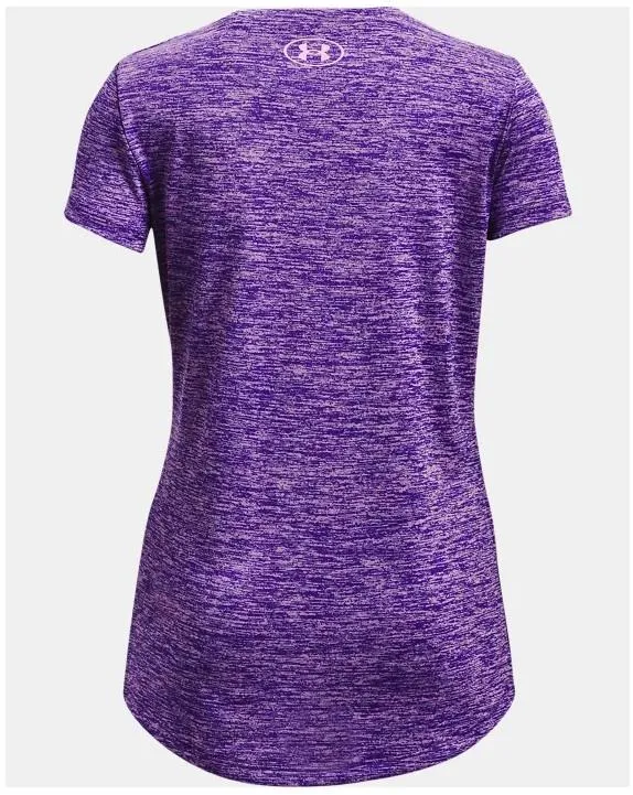 UA Tech Big Logo Twist Short Sleeve - Girls