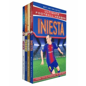 Ultimate Football and Cycling Heroes 4 Books Set (Iniesta, Gerrard, Neuer, Froome)