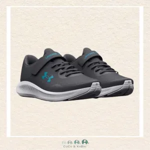 *Under Armour: Boys' Pre-School Pursuit 3 AC Running Shoes - Pitch Gray (Q2-71)