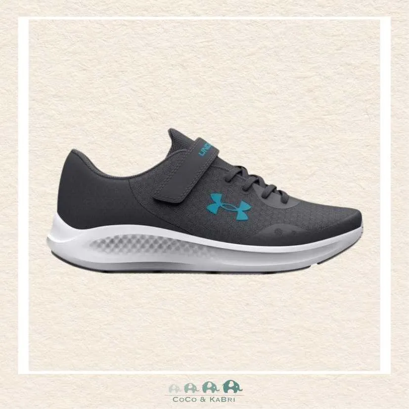 *Under Armour: Boys' Pre-School Pursuit 3 AC Running Shoes - Pitch Gray (Q2-71)
