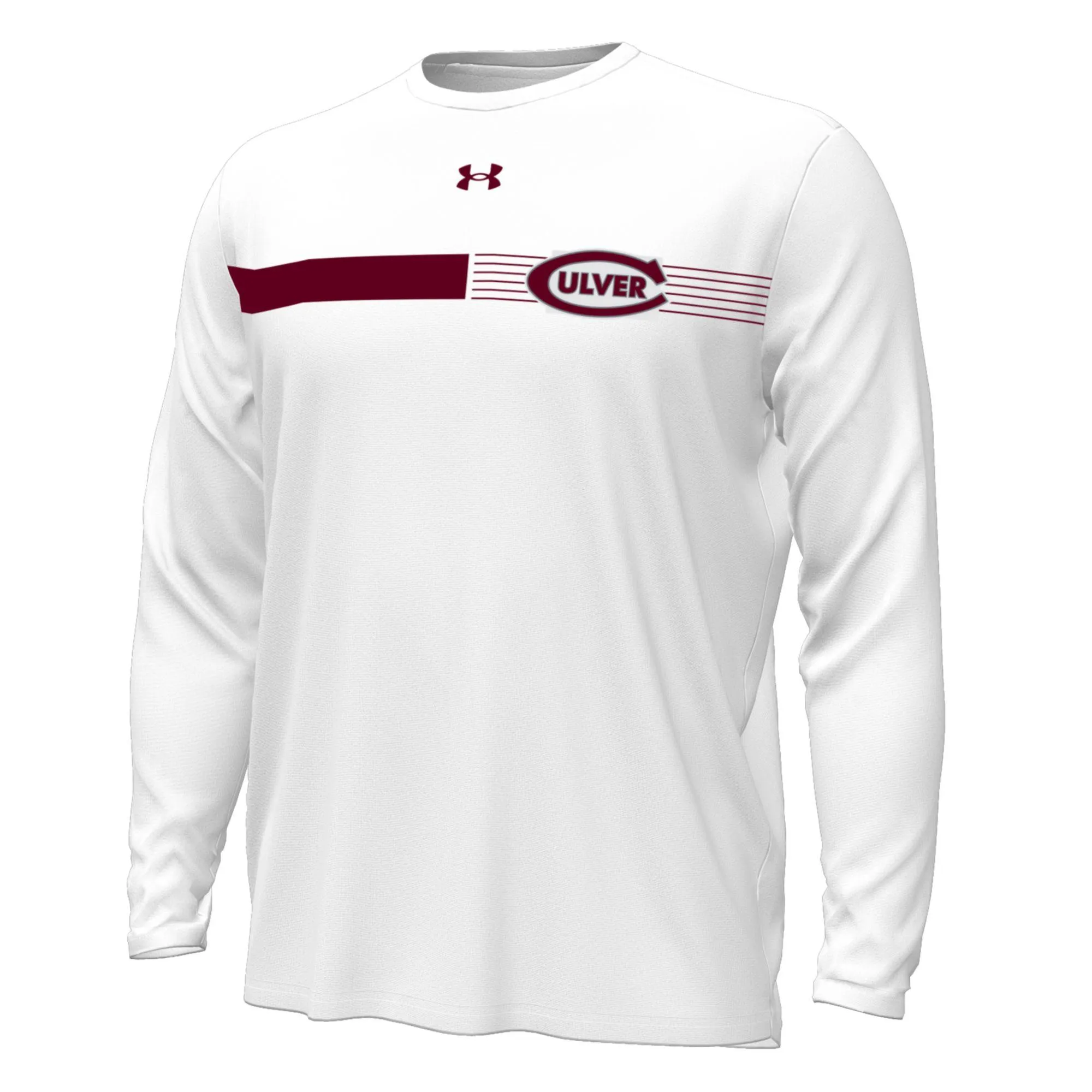 Under Armour Gameday Tech Armourfuse Long Sleeve Tee - White