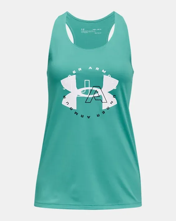 Under Armour Girls' UA Tech™ Big Logo Graphic Tank