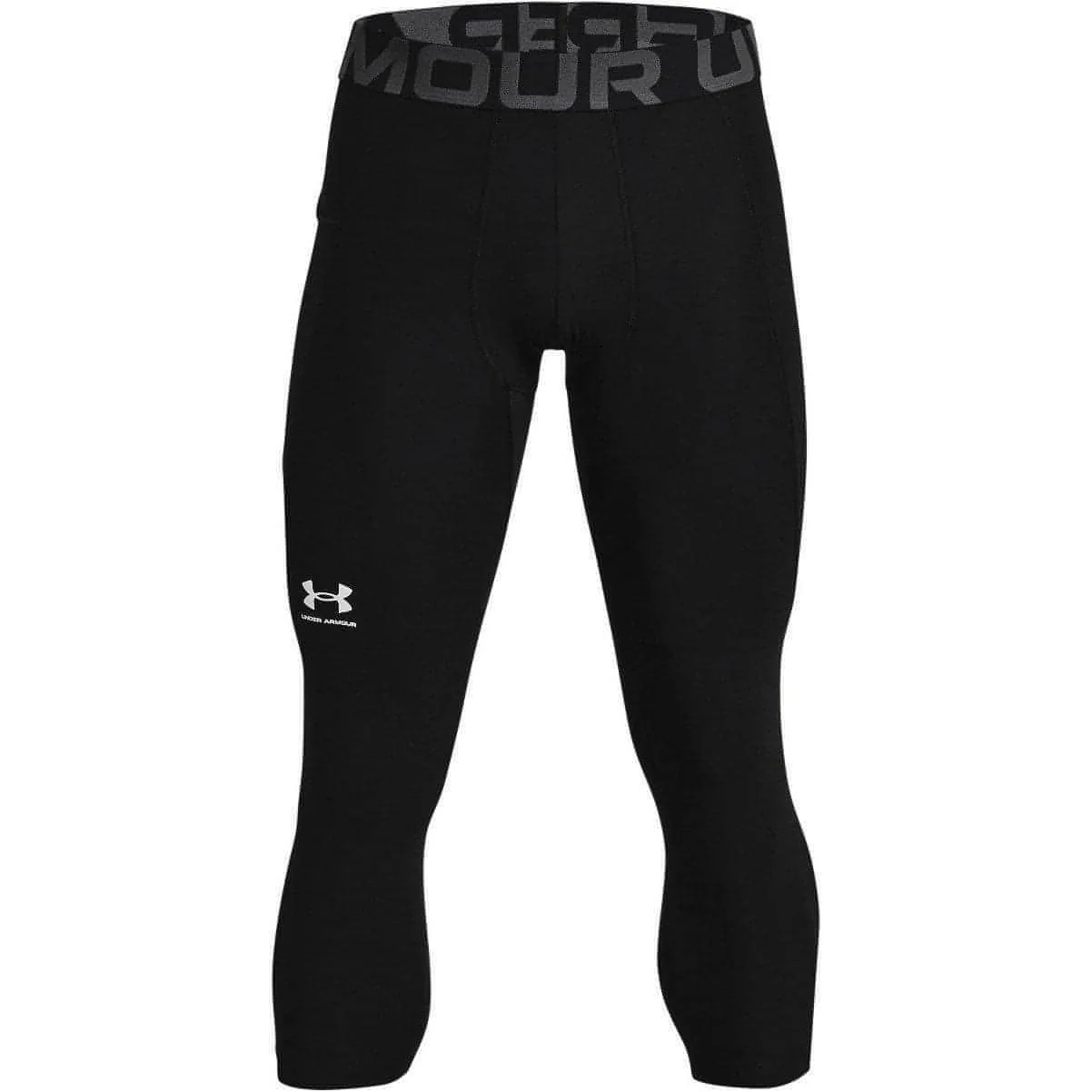 Under Armour HeatGear Mens 3/4 Capri Training Tights - Black