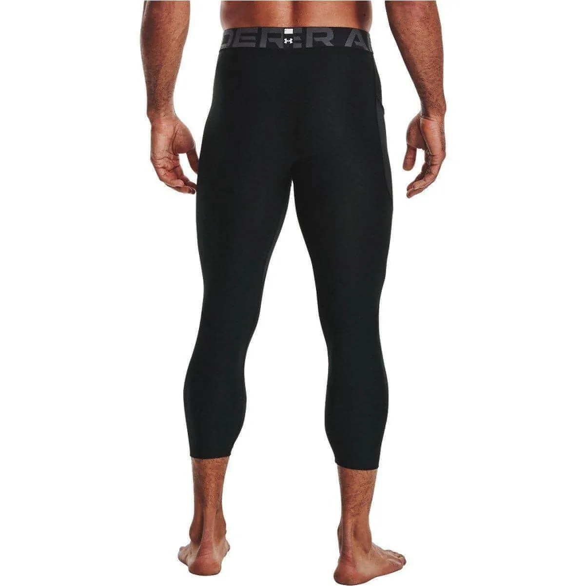 Under Armour HeatGear Mens 3/4 Capri Training Tights - Black