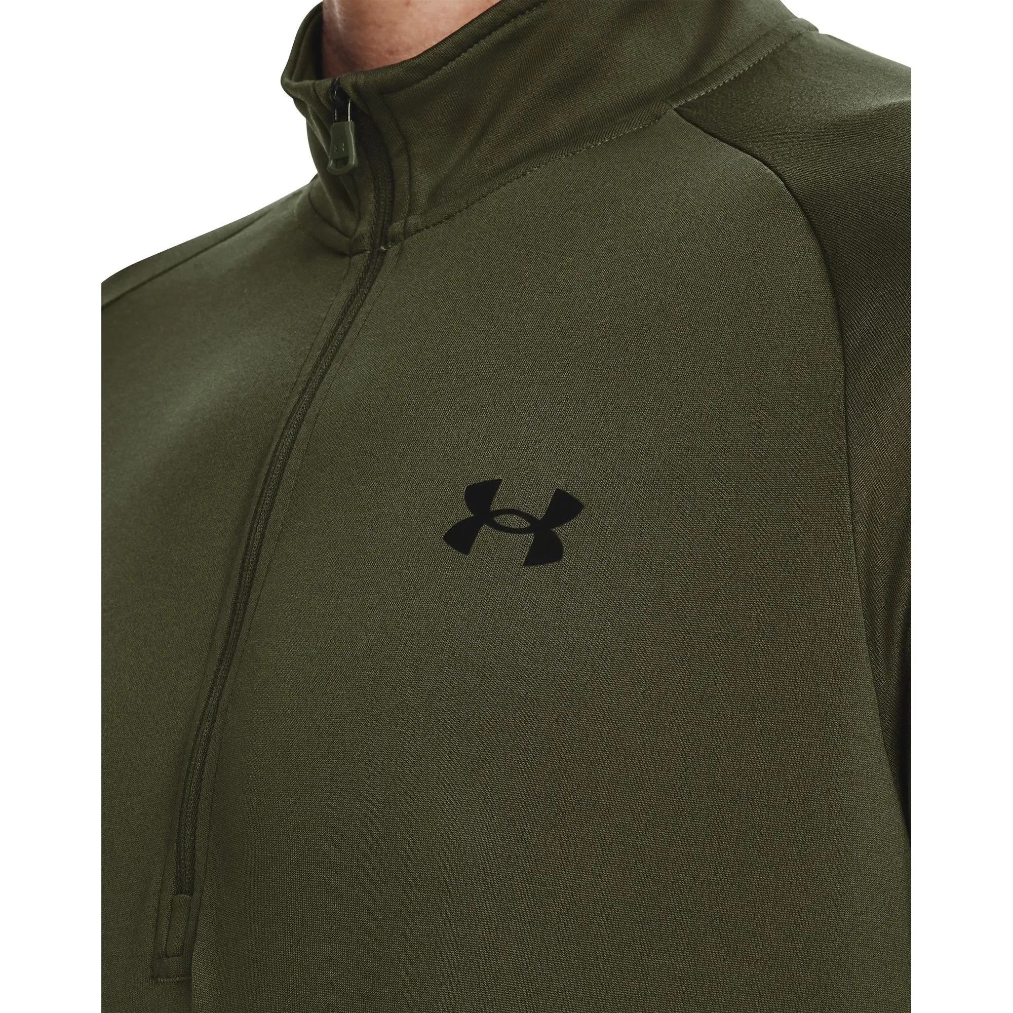 Under Armour Tech Half Zip Long Sleeve Mens Training Top - Green