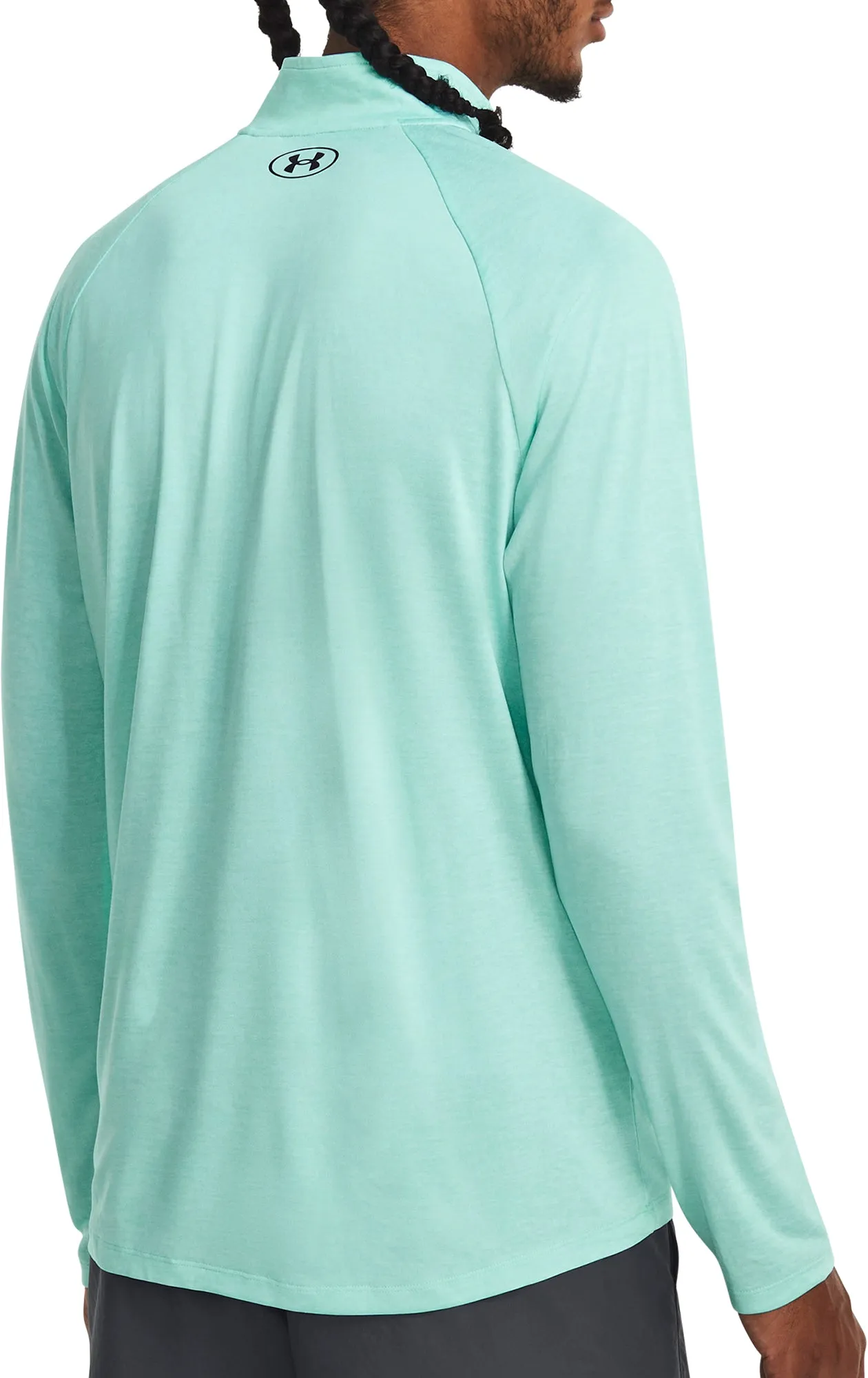 Under Armour Tech Half Zip Long Sleeve Mens Training Top - Green