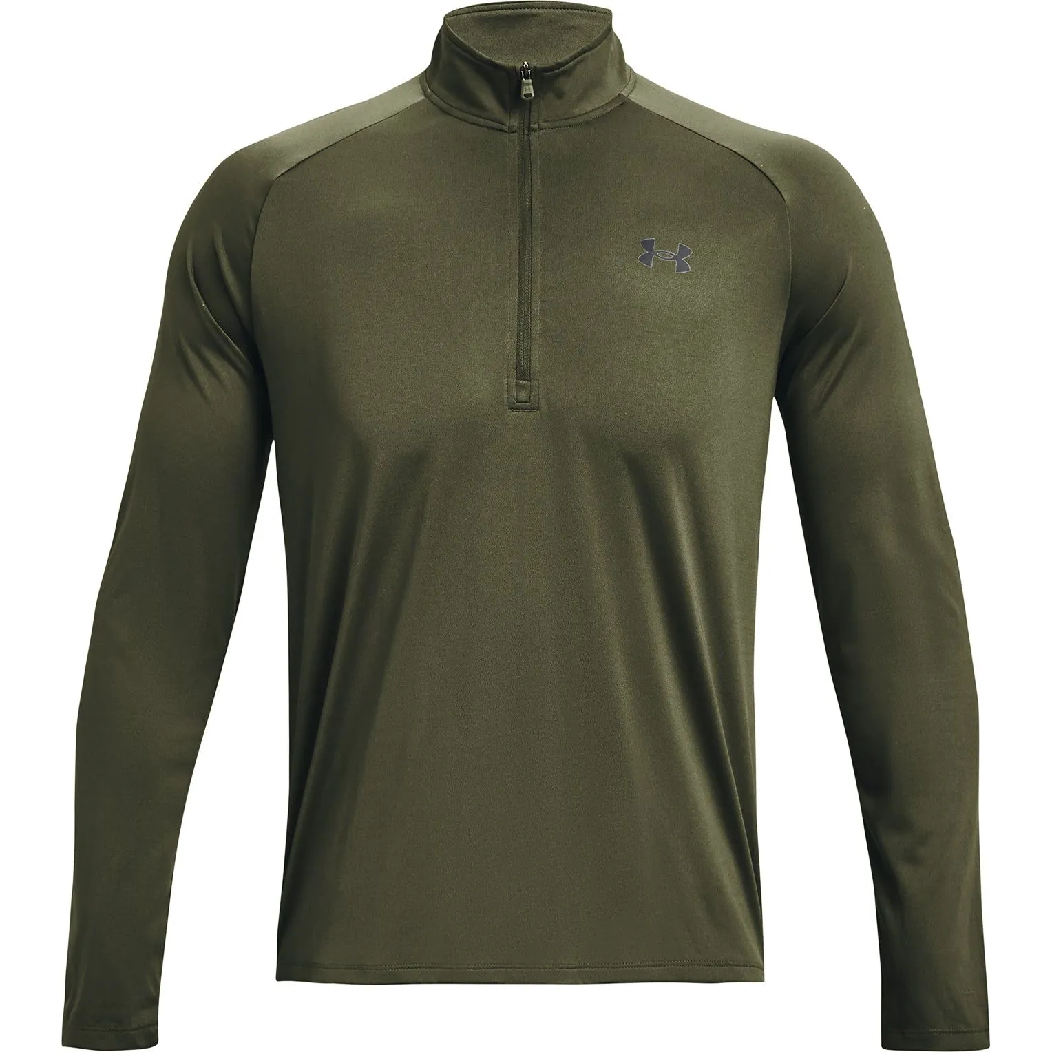 Under Armour Tech Half Zip Long Sleeve Mens Training Top - Green