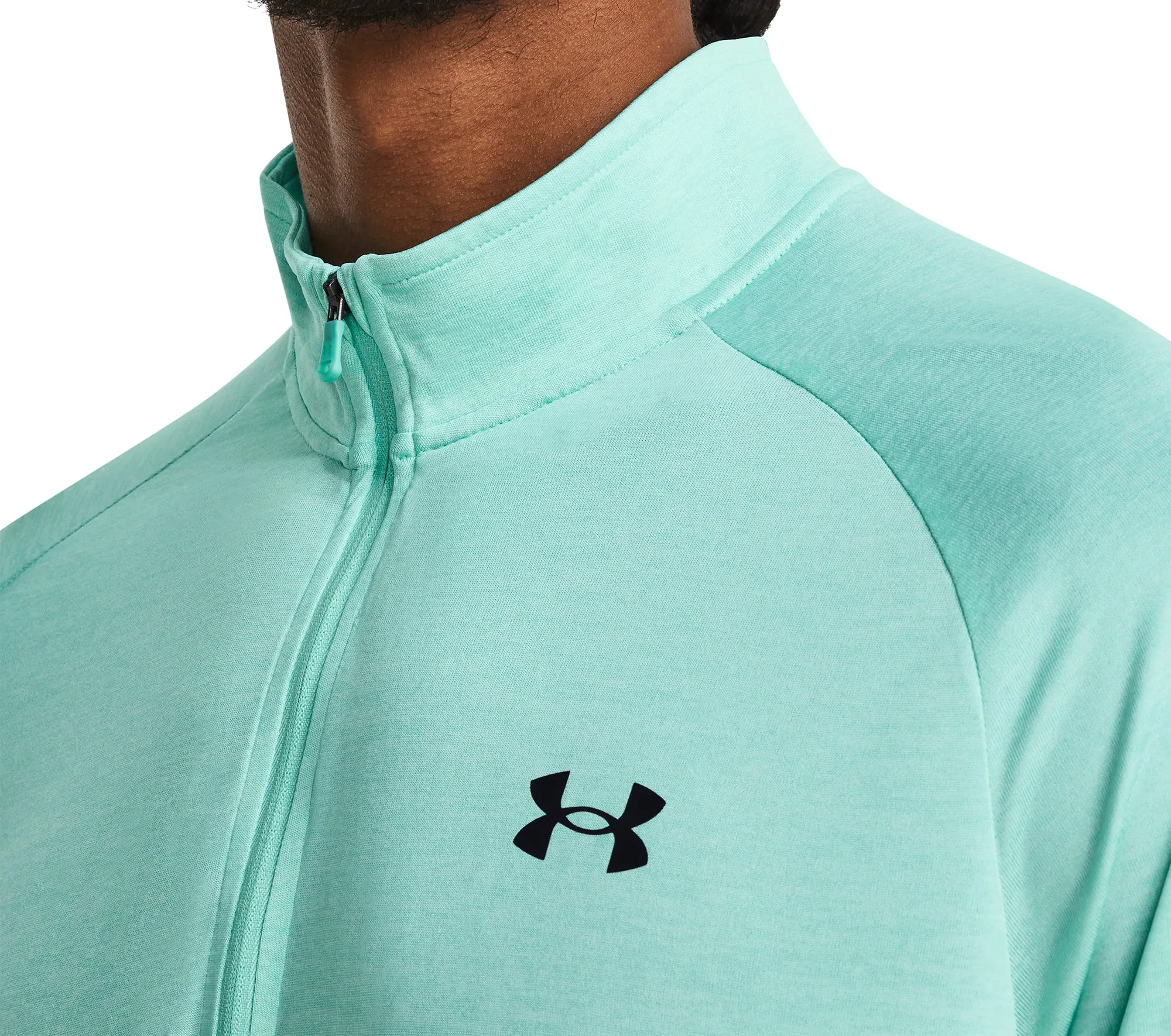 Under Armour Tech Half Zip Long Sleeve Mens Training Top - Green