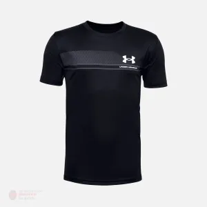 Under Armour Tech Lockup Stripe Shortsleeve Junior Shirt