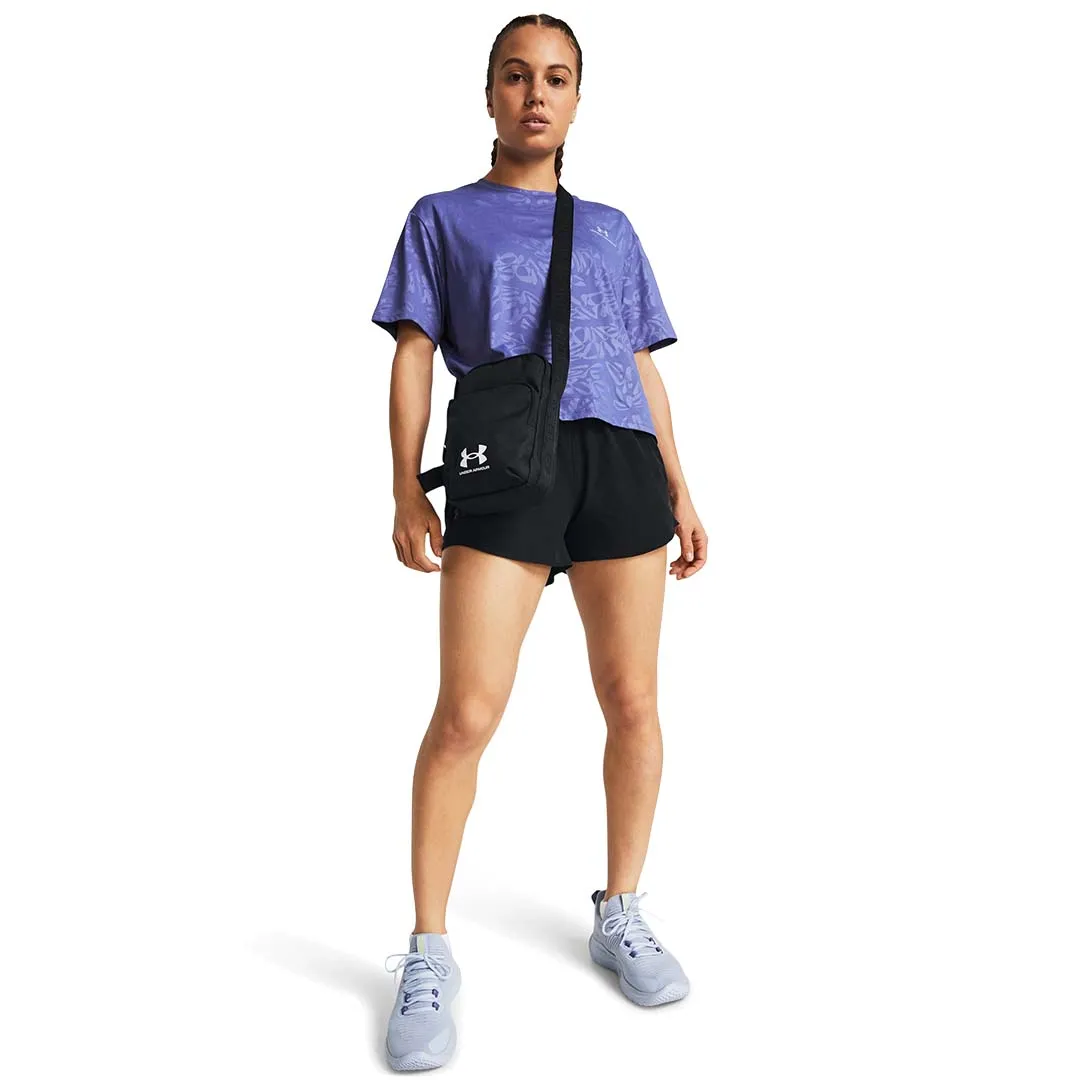 Under Armour Womens Rush Energy Emboss Crop SS | 1383640-561