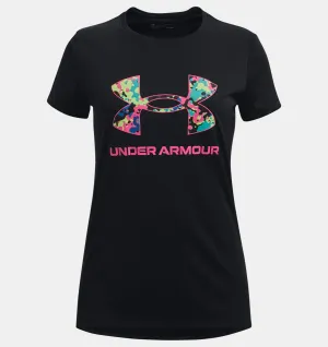 Under ArmourGirls' UA Tech™ Solid Print Big Logo Short Sleeve Shirt