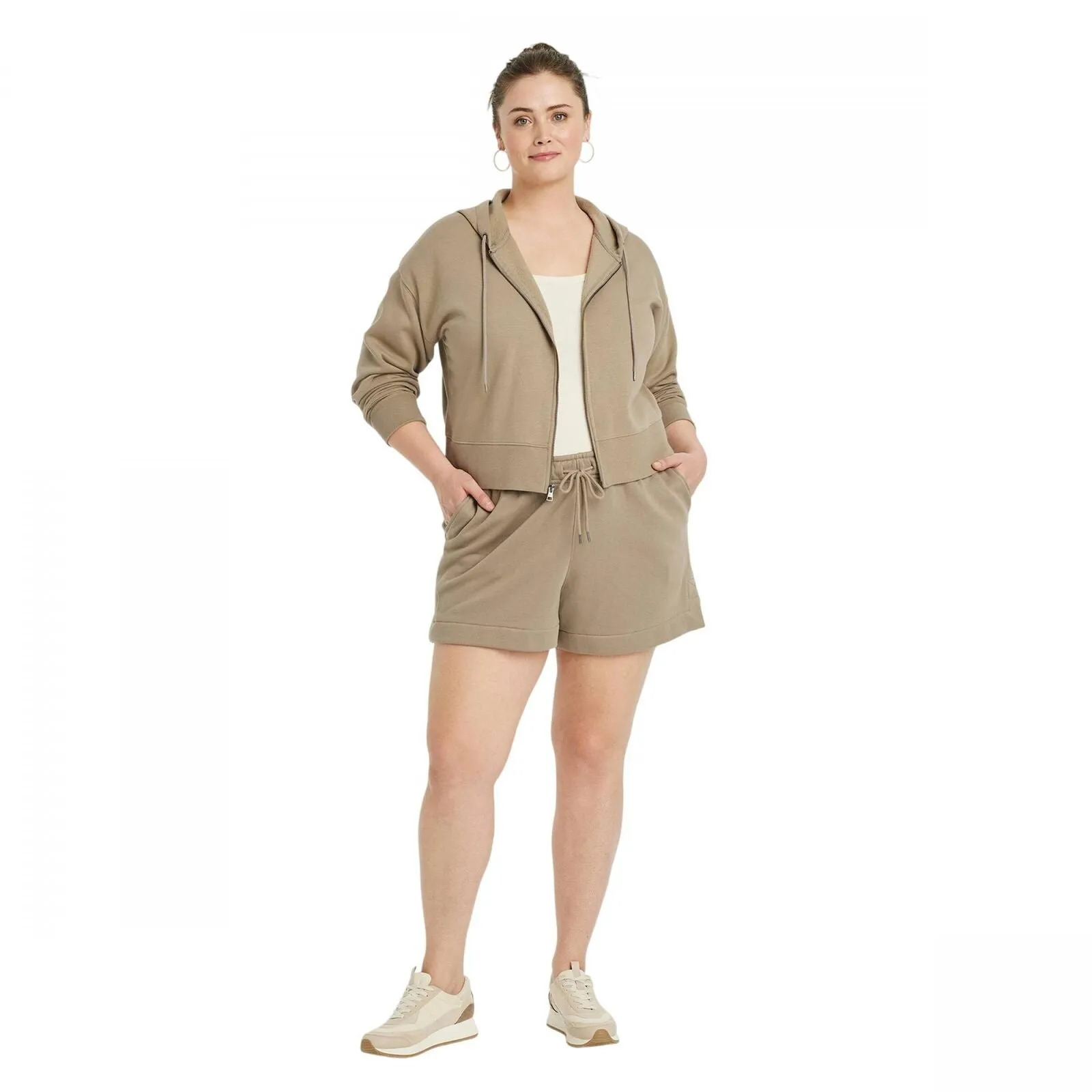 Universal Thread Courtney Sneakers with Memory Foam Insole Light Beige 6.5