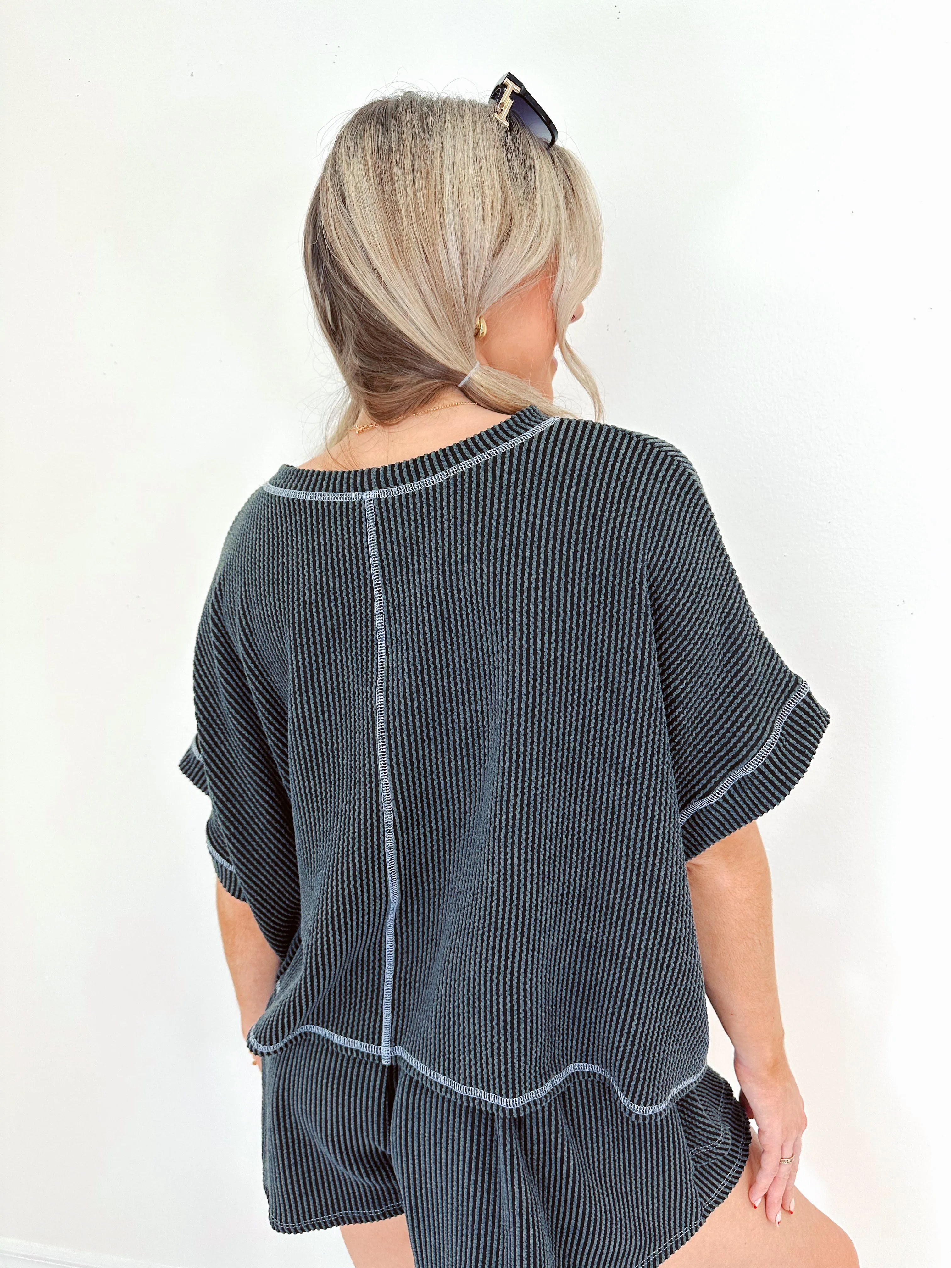 Urban Ribbed Oversized Top
