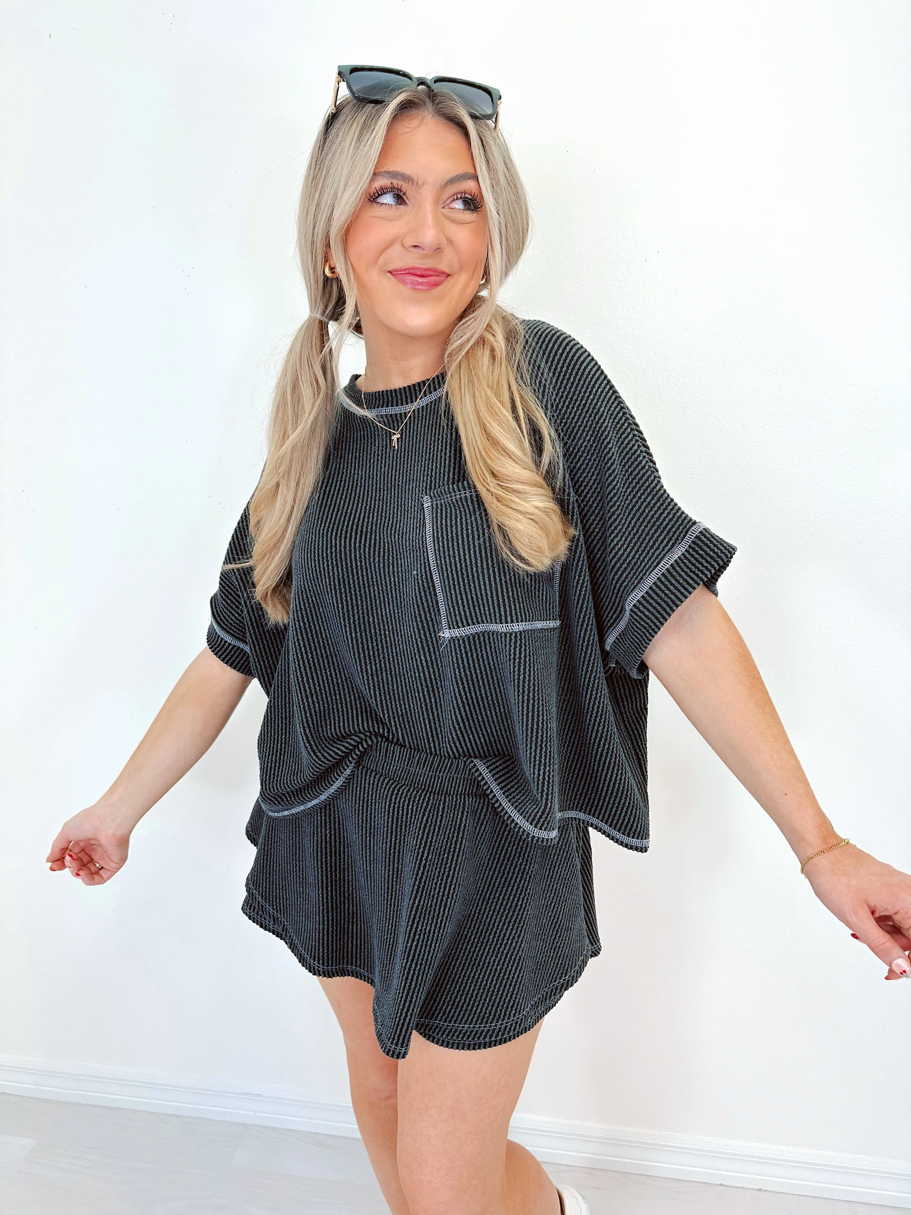 Urban Ribbed Oversized Top