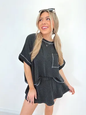 Urban Ribbed Oversized Top