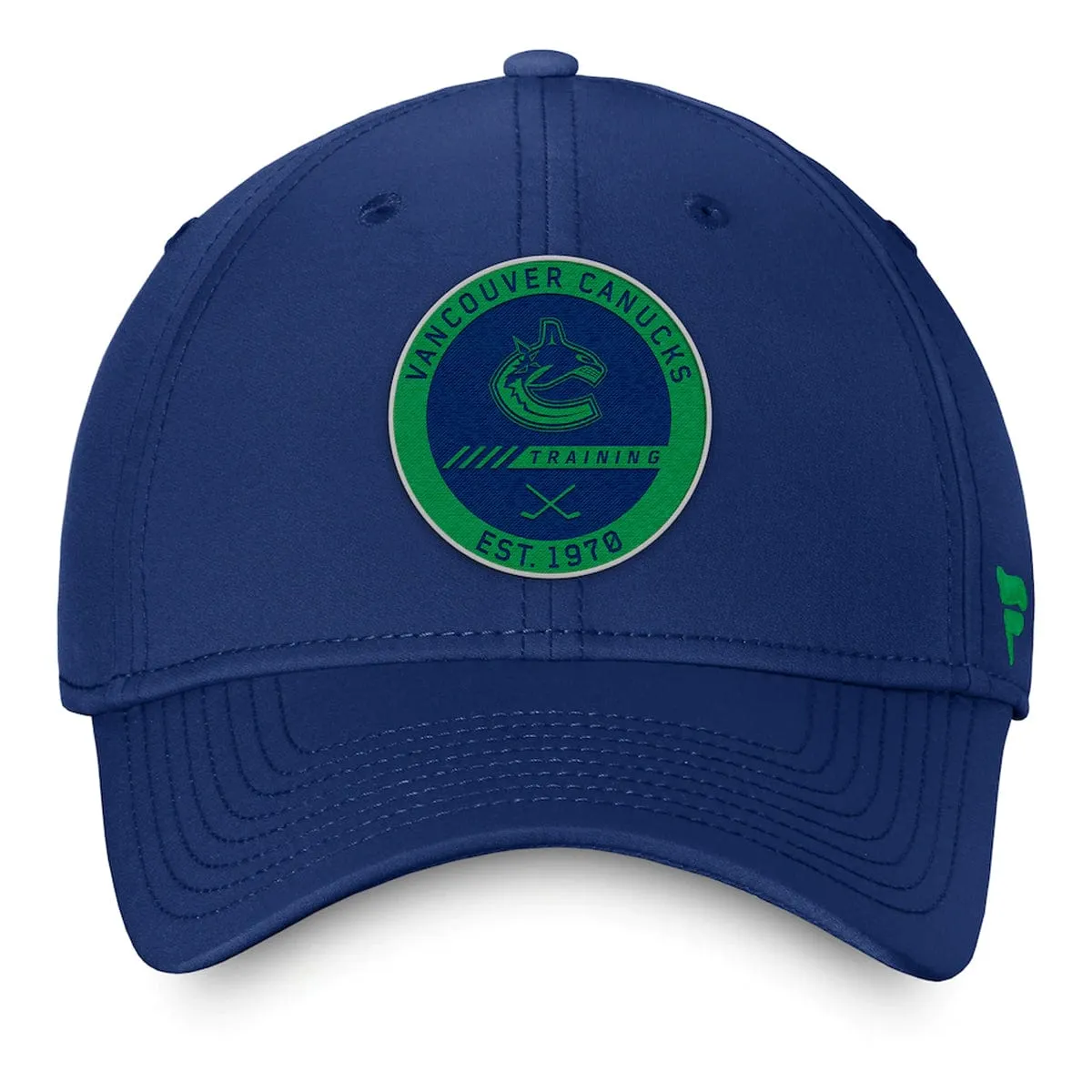 Vancouver Canucks Fanatics Authentic Pro Training Camp Flexfit Hat