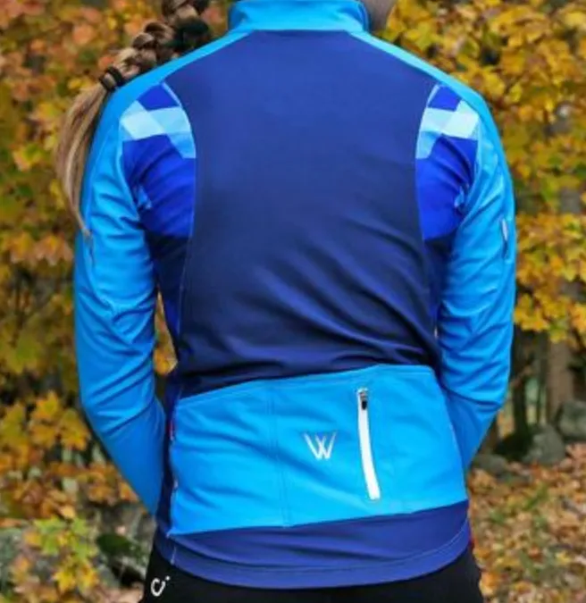 VELOCIO MENS JACKET HELEN WYMAN SIGNATURE MID BLUE