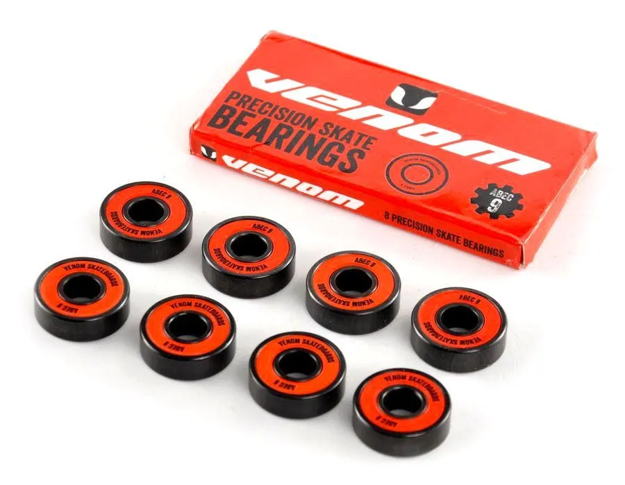 Venom Skateboards Thunder Clouds V2 Wheels with ABEC 9 Bearings Pre Installed