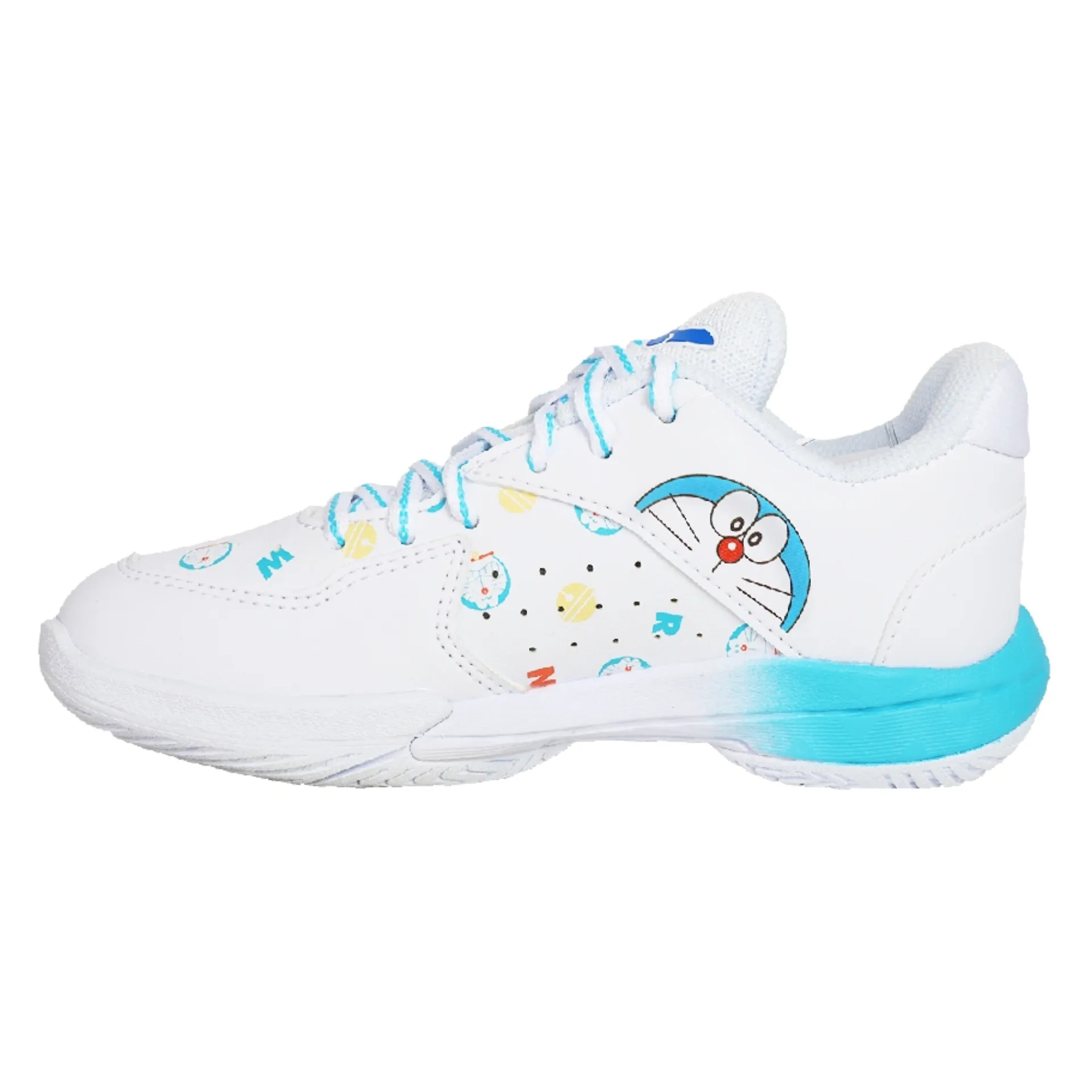 Victor X Doraemon P-DRMJR-A Junior Court Shoes [Bright White]