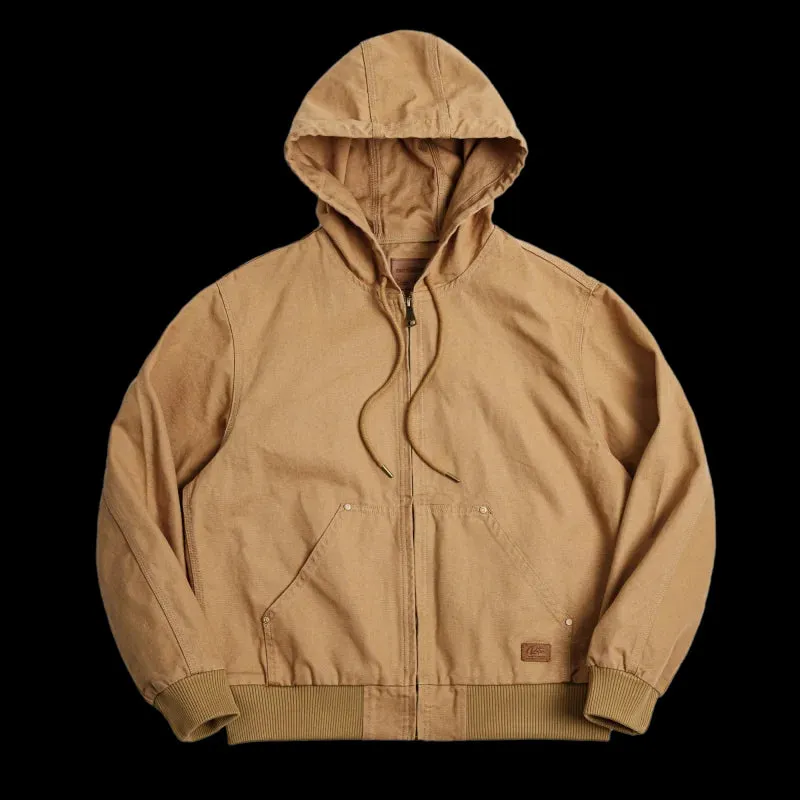 Vintage Canvas Lined Hooded Jacket C34