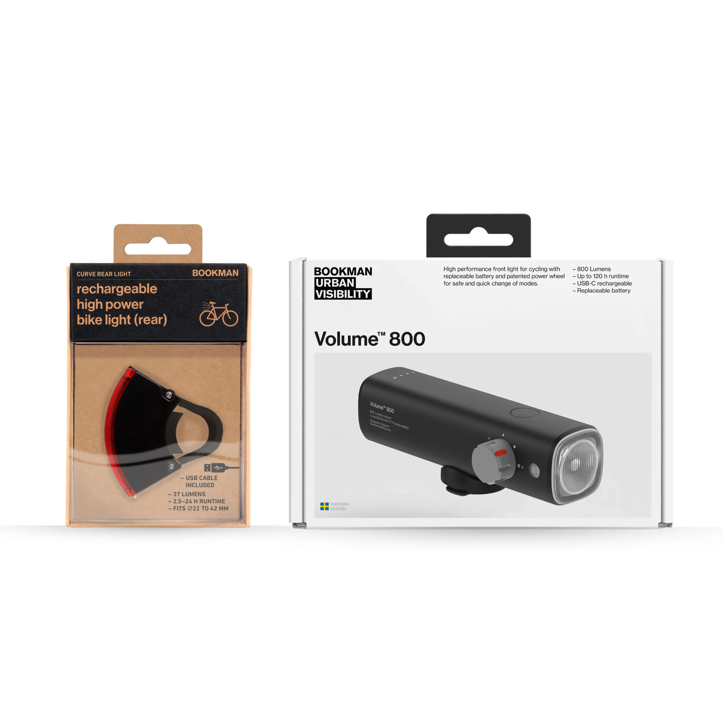 Volume 800   Curve Rear Light Bundle