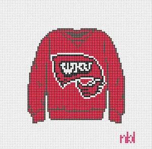 Western Kentucky Sweatshirt Needlepoint Canvas