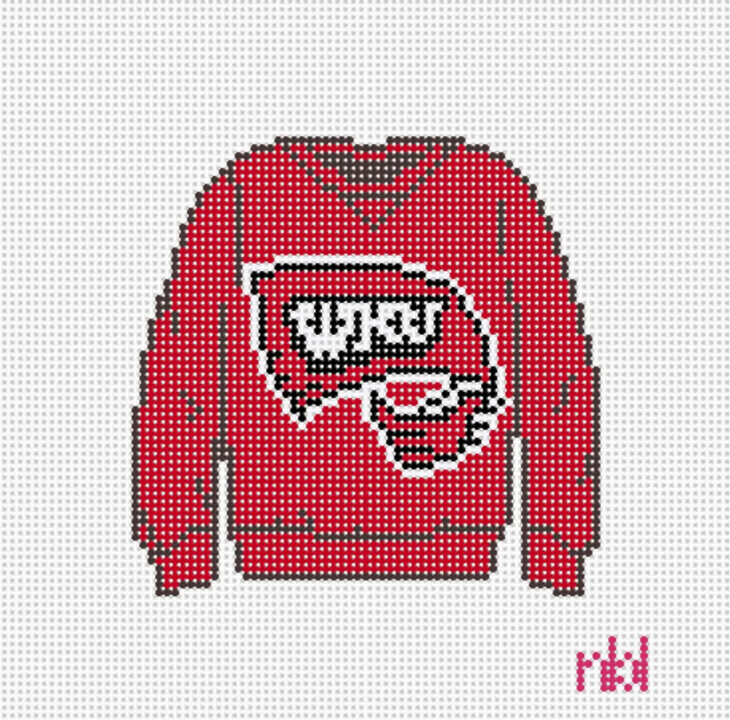 Western Kentucky Sweatshirt Needlepoint Canvas